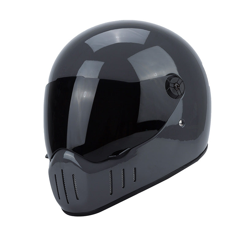 Full Coverage Retro Motorcycle Helmet Cruiser Bike Full-Face All-Season Racing