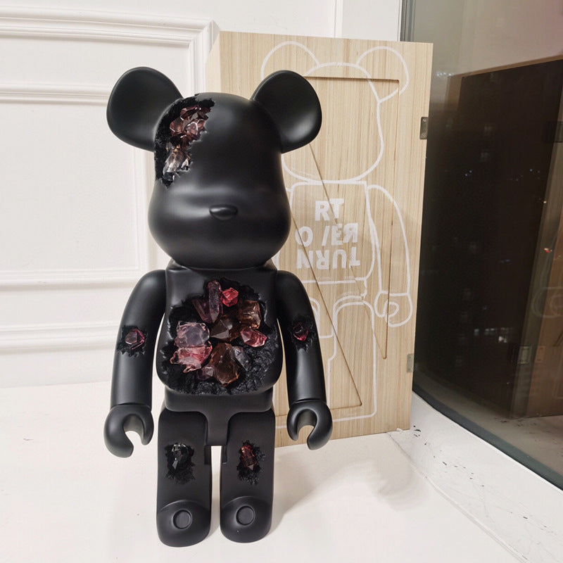 Bearbrick 1000% Building Block Violent Bear Collectible Home Decor Toy Figure 70CM High