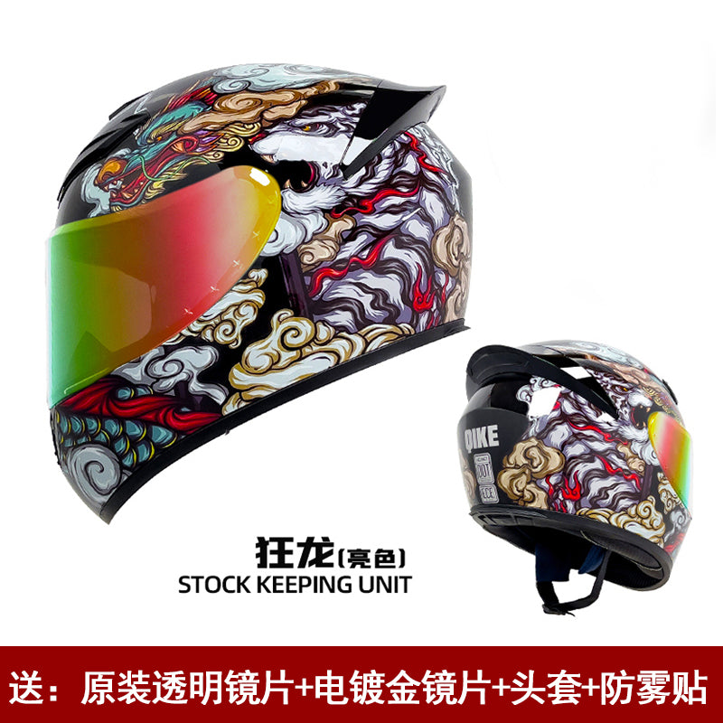 Joker / 3C DOT Full Face Dual Visors Unisex /Bluetooth Motorcycle Helmet