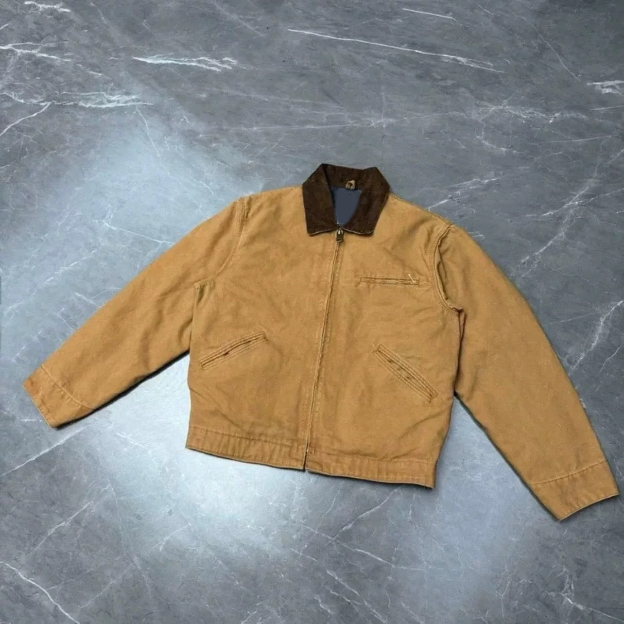 Self-made Carhartt J97 Detroit Jacket Vintage Canvas J22 Cleanfit Cotton Coat