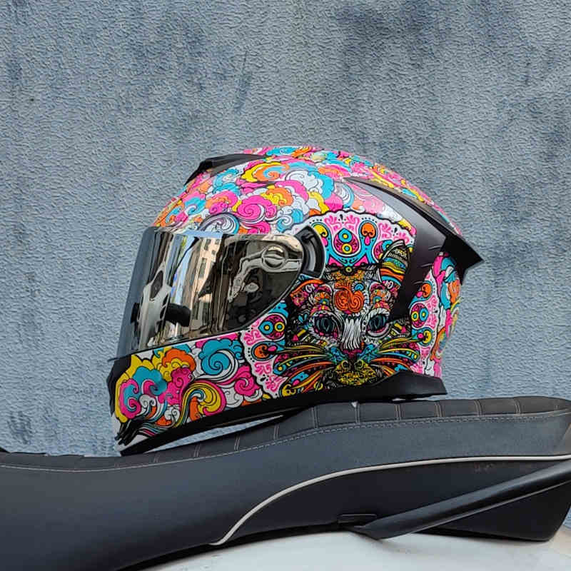 Soul Eater - 3C DOT Dual Visors Unisex LVS Bluetooth Full-Cover Motorcycle Helmet