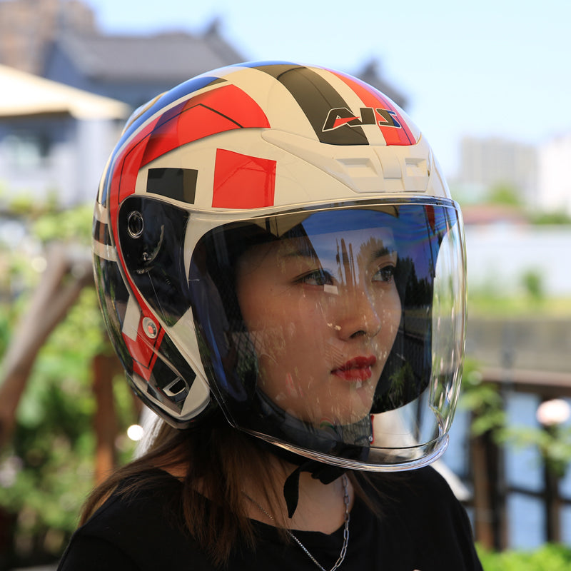 Dark Knight/ Unisex Electric Bike Scooter Half Helmet All-Season Dust Sun Protection