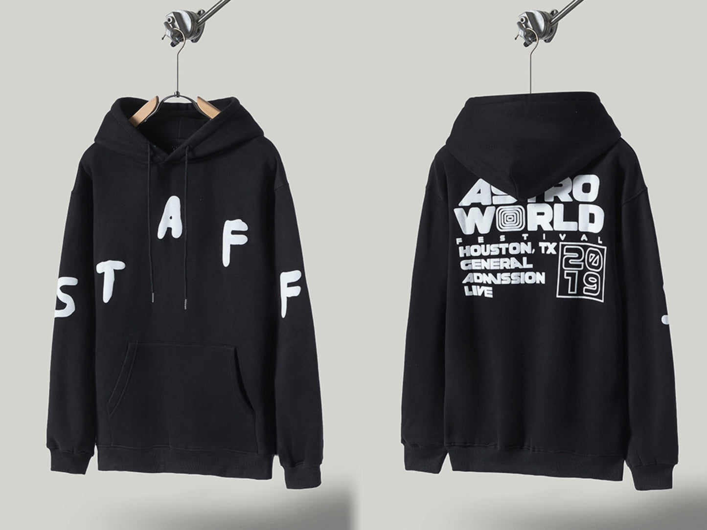 Self-Made FW20 Travis Scott x McDonald's Apple Pie High Street Foam Print Hoodie
