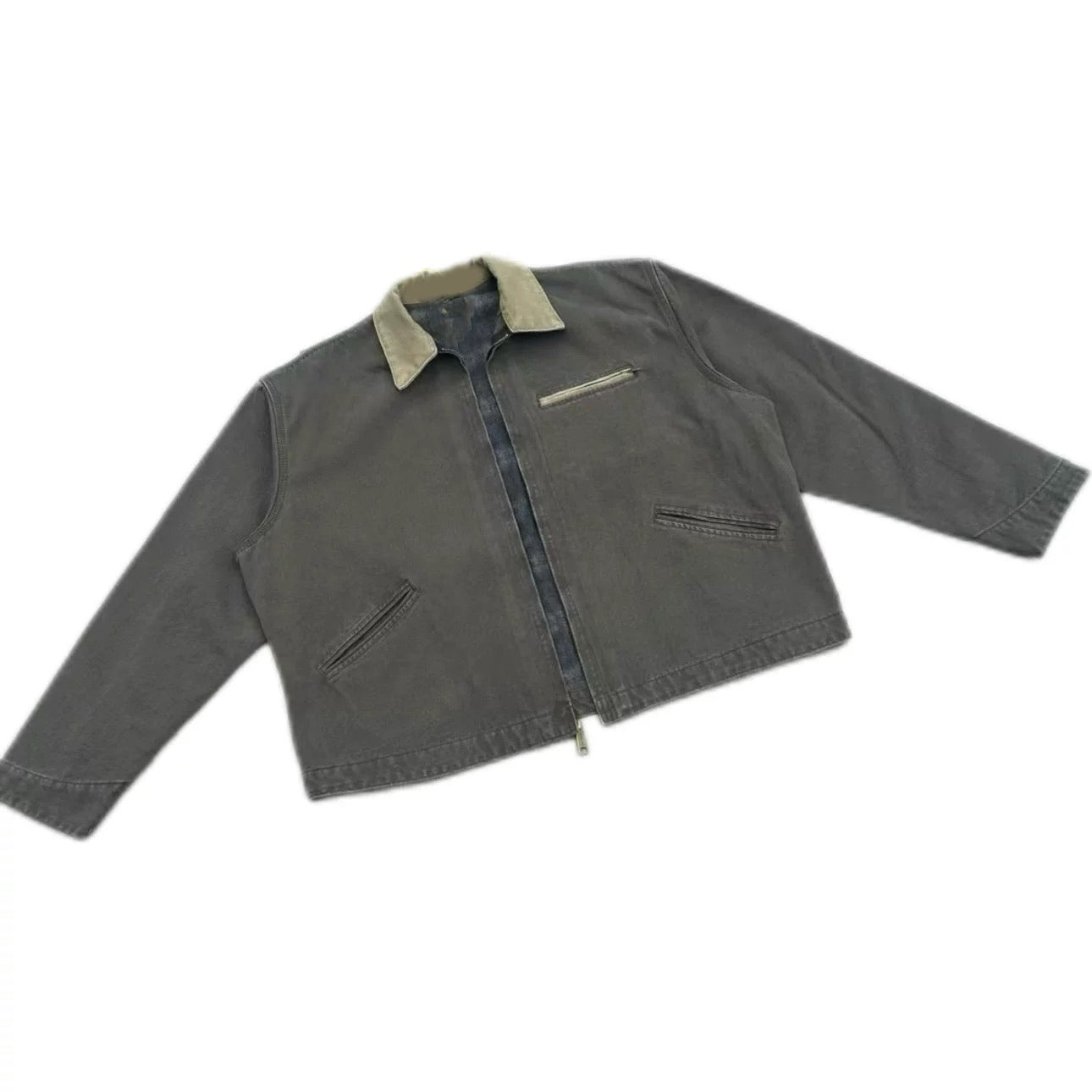 Self-made Carhartt J97 Detroit Jacket Vintage Canvas J22 Cleanfit Cotton Coat