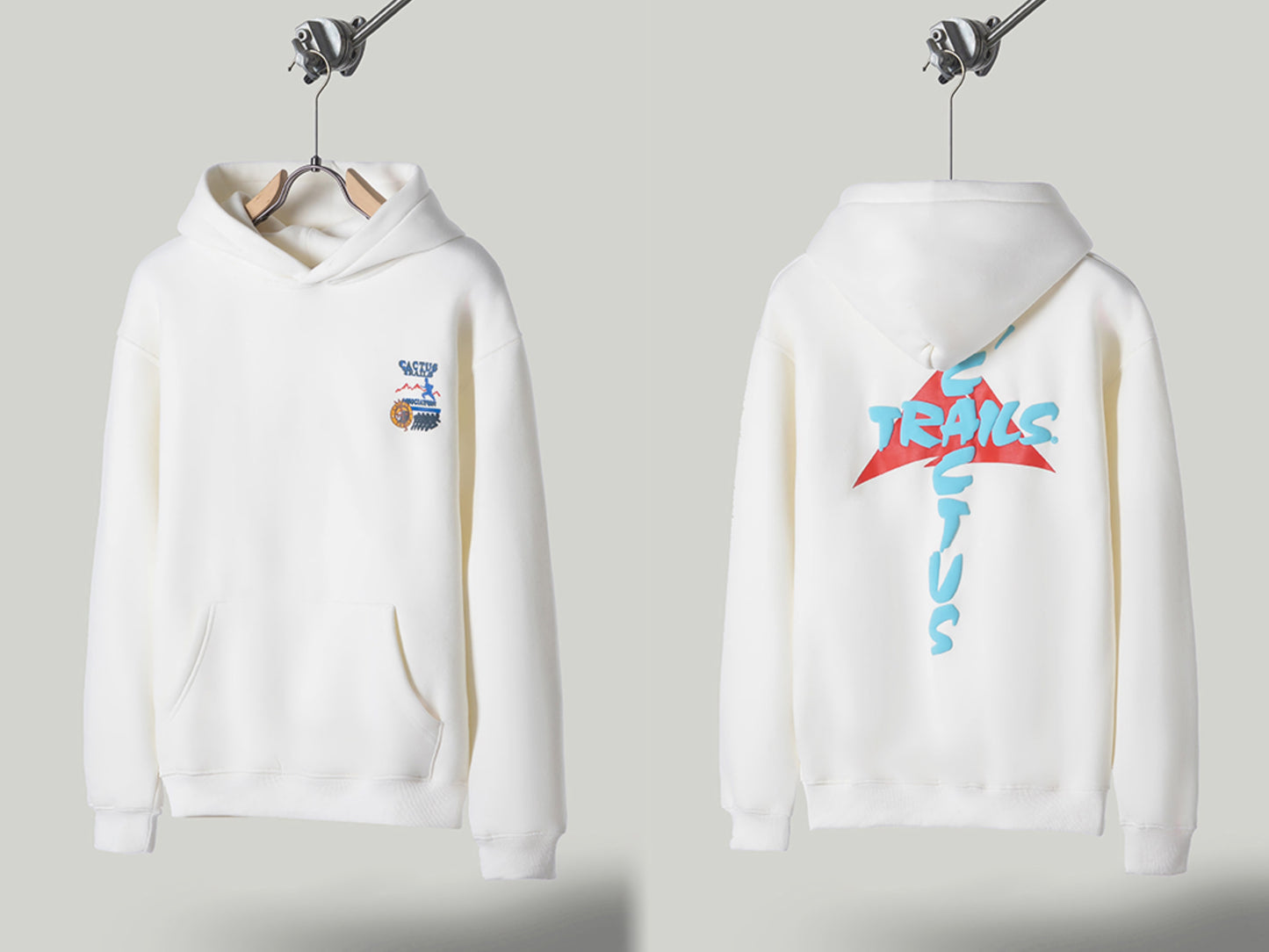 Self-Made FW20 Travis Scott x McDonald's Apple Pie High Street Foam Print Hoodie