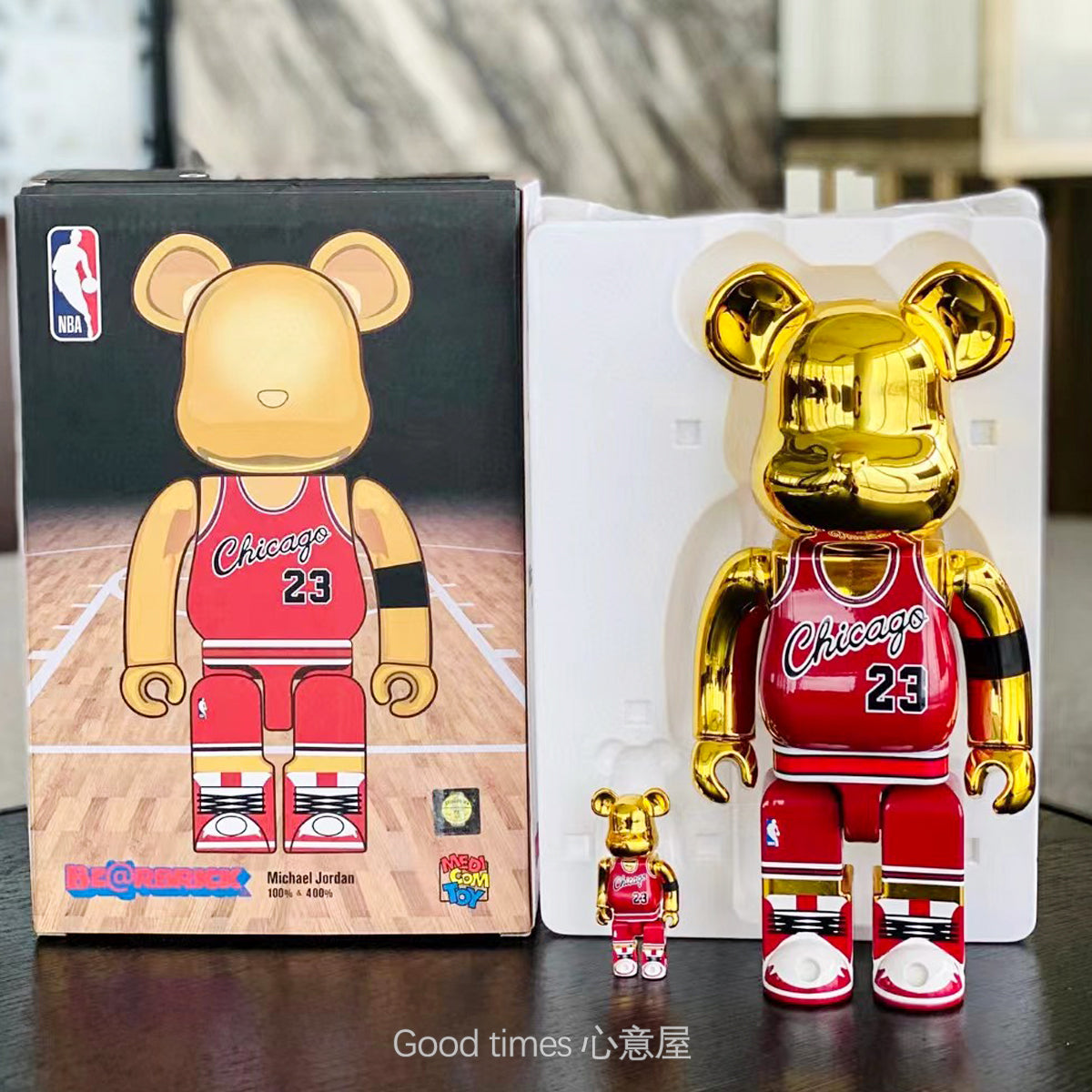 BE@RBRICK 400% Kobe Bryant Jordon James NBA Building Block Violent Bear Figures