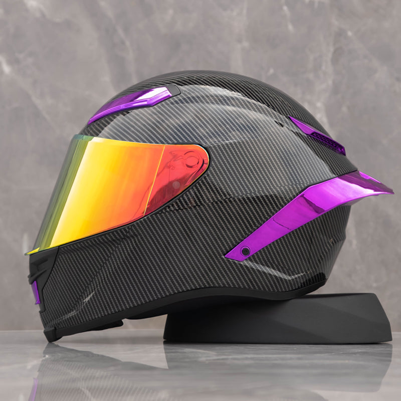 Future Serie / Dark Knight Plated 3C DOT Full Face Helmet Motorcycle All-Season