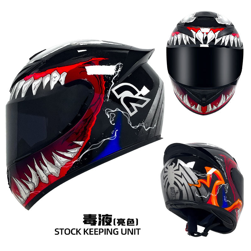 Joker / 3C DOT Full Face Dual Visors Unisex /Bluetooth Motorcycle Helmet