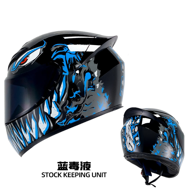 Joker / 3C DOT Full Face Dual Visors Unisex /Bluetooth Motorcycle Helmet