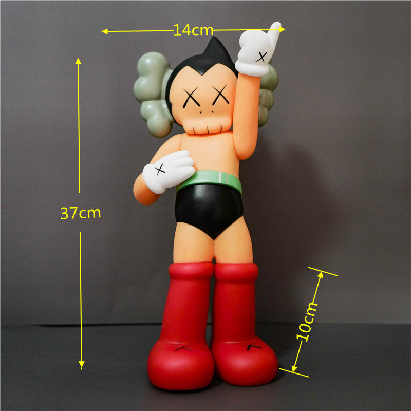 KAWS Figurine Collectible: Toy Handheld Ornament KAWS Covered Face Sesame Street