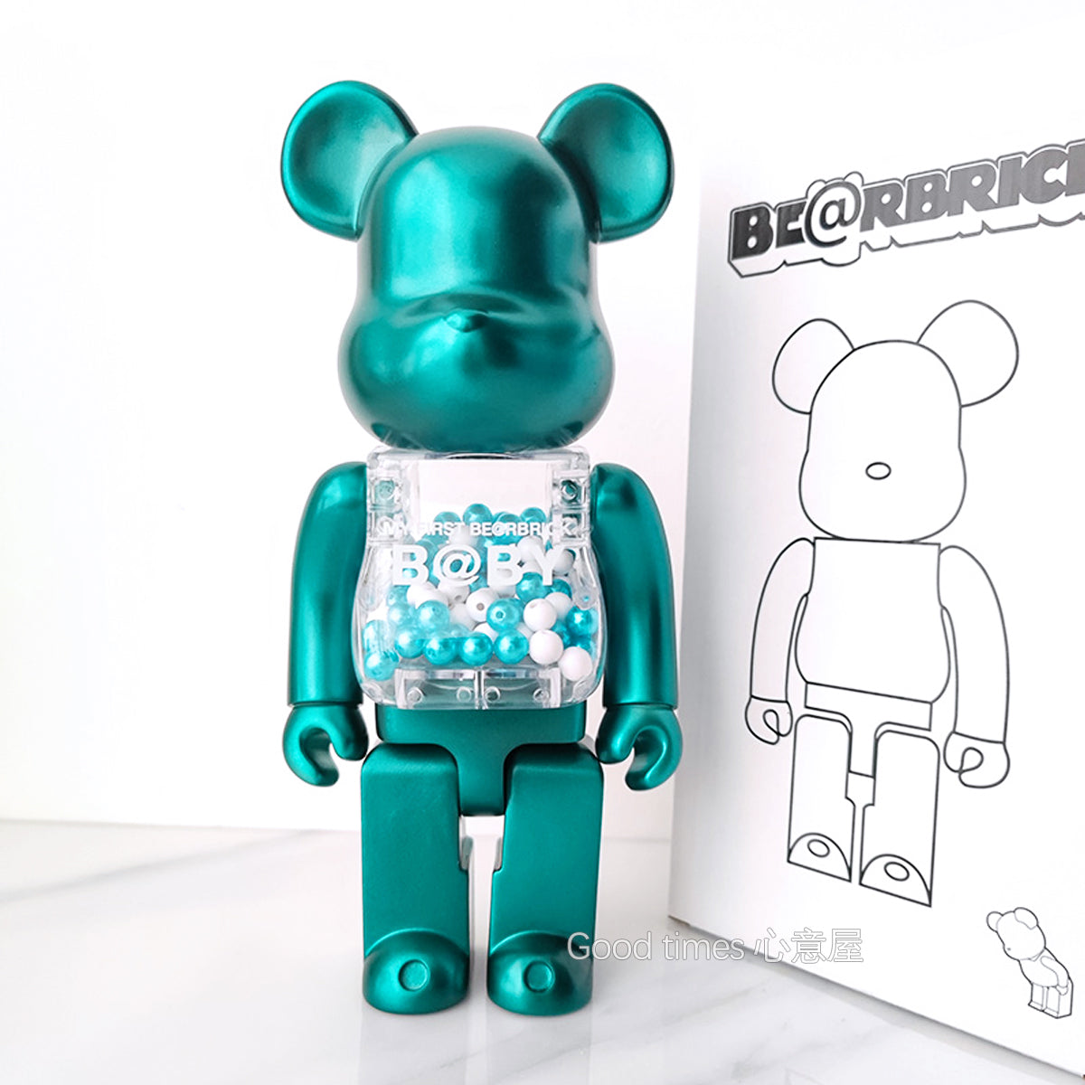 BE@RBRICK 400% Ninja Turtle Building Block Violent Bear Collectible Figure Gift