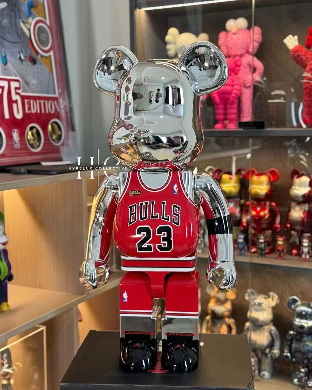 BE@RBRICK 400% Kobe Bryant Jordon James NBA Building Block Violent Bear Figures