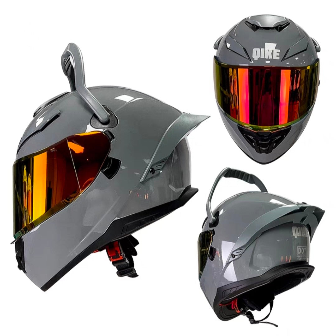 Future Serie / Carbon Fiber Pattern Plated Full Face Helmet Motorcycle All-Season DOT 3C Approve