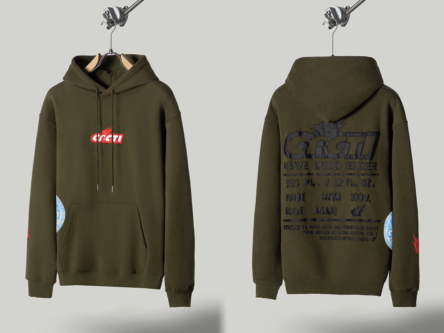 Self-Made FW20 Travis Scott x McDonald's Apple Pie High Street Foam Print Hoodie