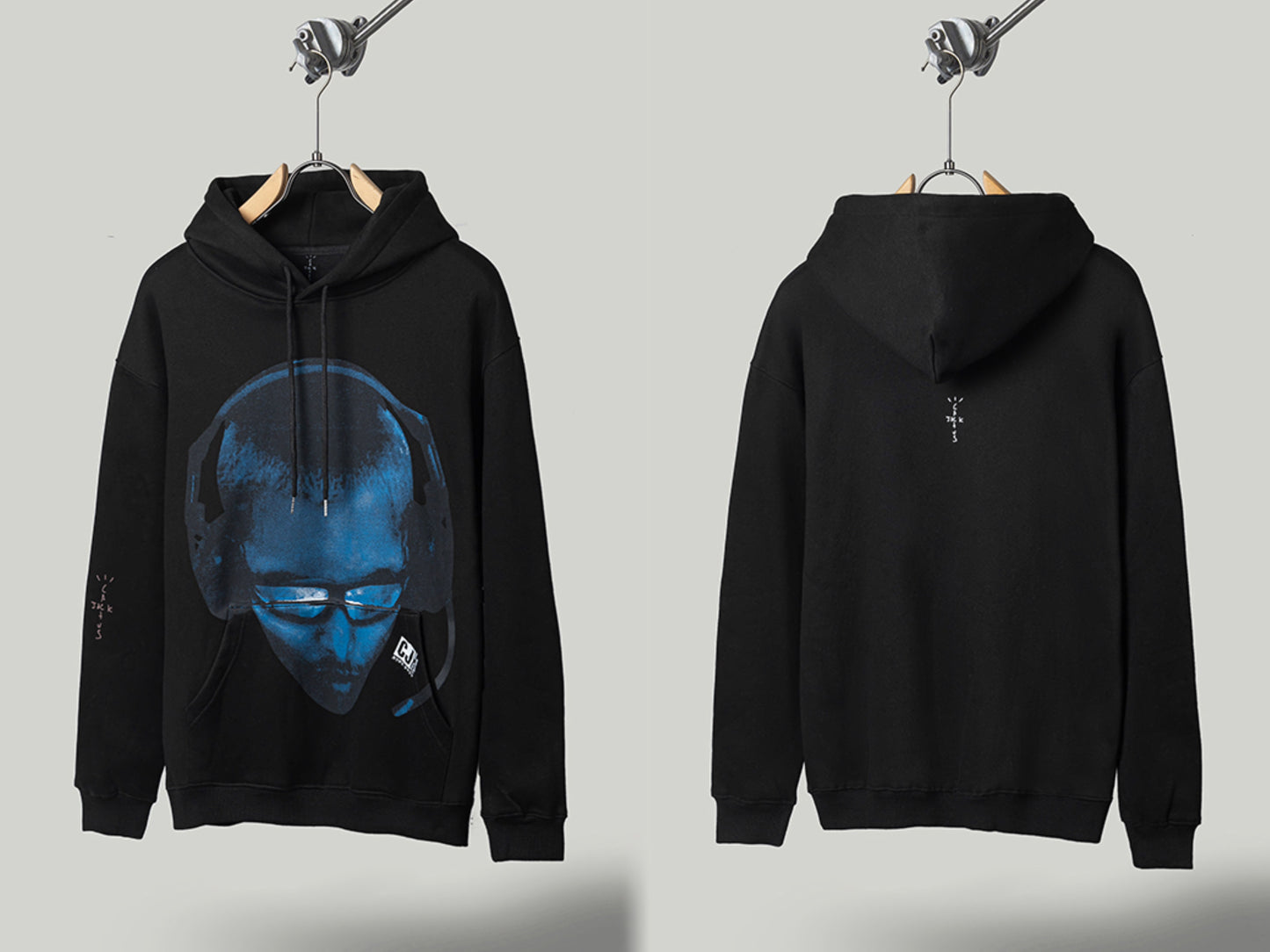 Self-Made FW20 Travis Scott x McDonald's Apple Pie High Street Foam Print Hoodie