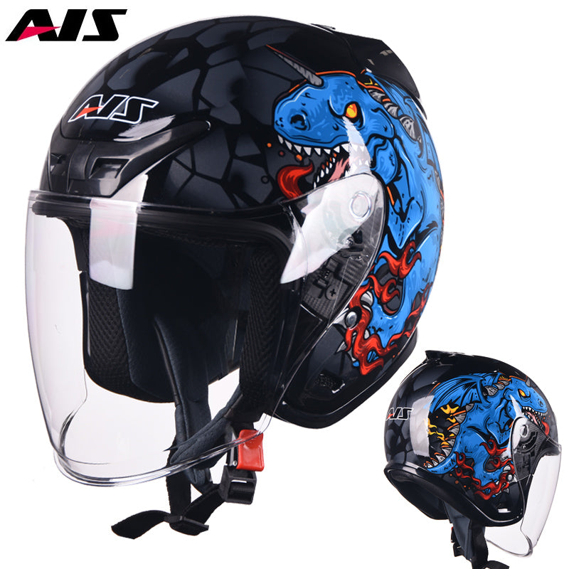 Dark Knight/ Unisex Electric Bike Scooter Half Helmet All-Season Dust Sun Protection