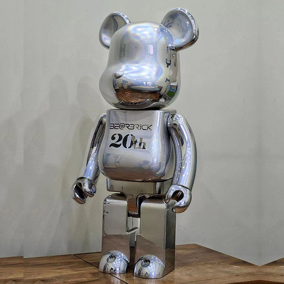 Bearbrick 1000% Building Block Violent Bear Collectible Home Decor Toy Figure 70CM High