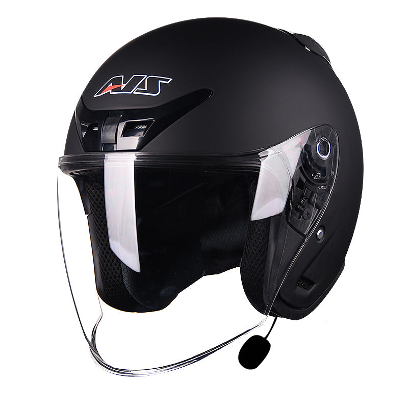 Dark Knight/ Unisex Electric Bike Scooter Half Helmet All-Season Dust Sun Protection