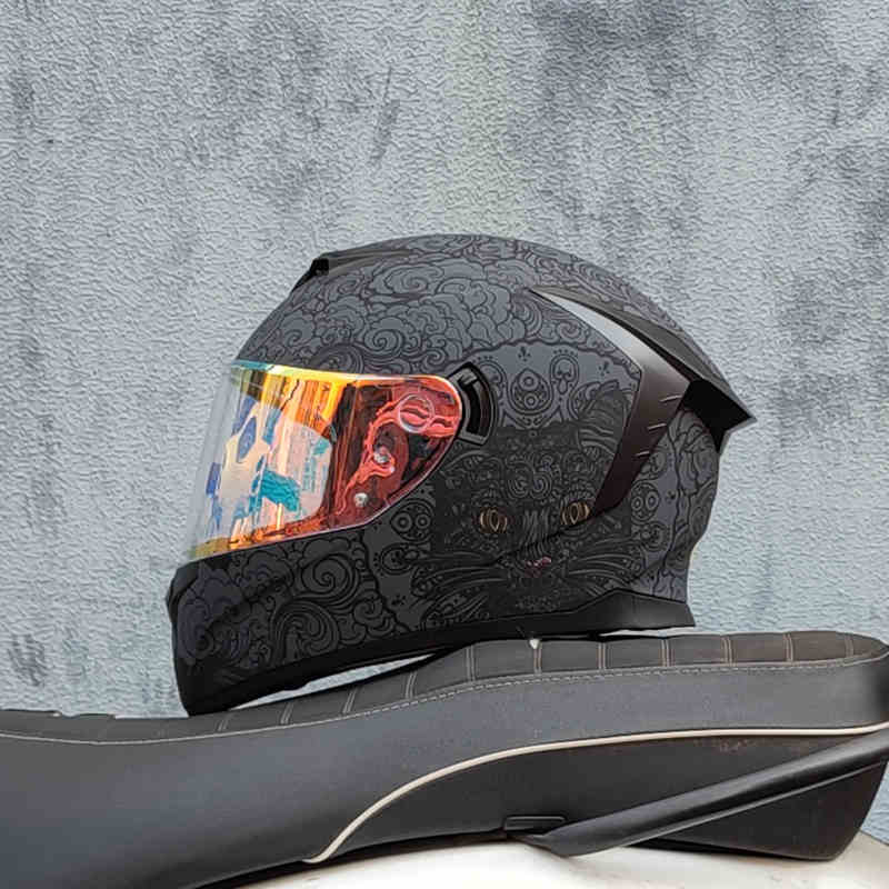 Soul Eater - 3C DOT Dual Visors Unisex LVS Bluetooth Full-Cover Motorcycle Helmet