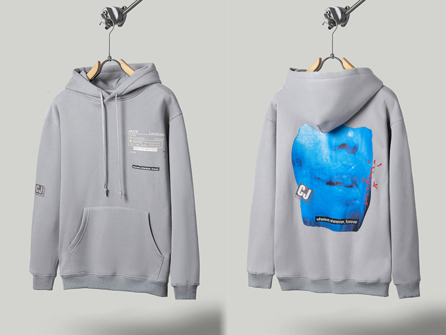 Self-Made FW20 Travis Scott x McDonald's Apple Pie High Street Foam Print Hoodie