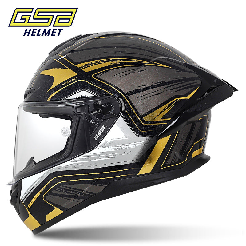 GSB361GT Motorcycle Helmet Unisex Large Spoile All-Season Full-Face Helmet 3C