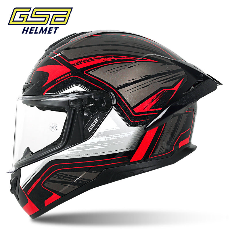 GSB361GT Motorcycle Helmet Unisex Large Spoile All-Season Full-Face Helmet 3C