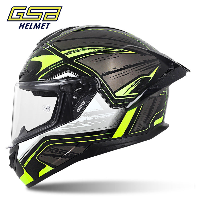 GSB361GT Motorcycle Helmet Unisex Large Spoile All-Season Full-Face Helmet 3C