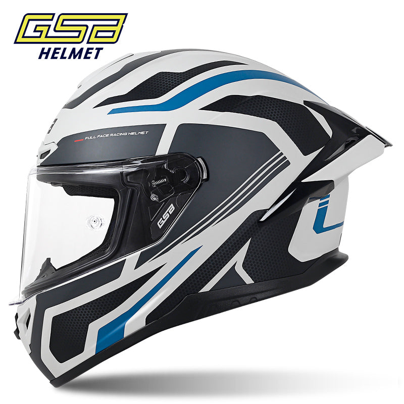 GSB361GT Motorcycle Helmet Unisex Large Spoile All-Season Full-Face Helmet 3C