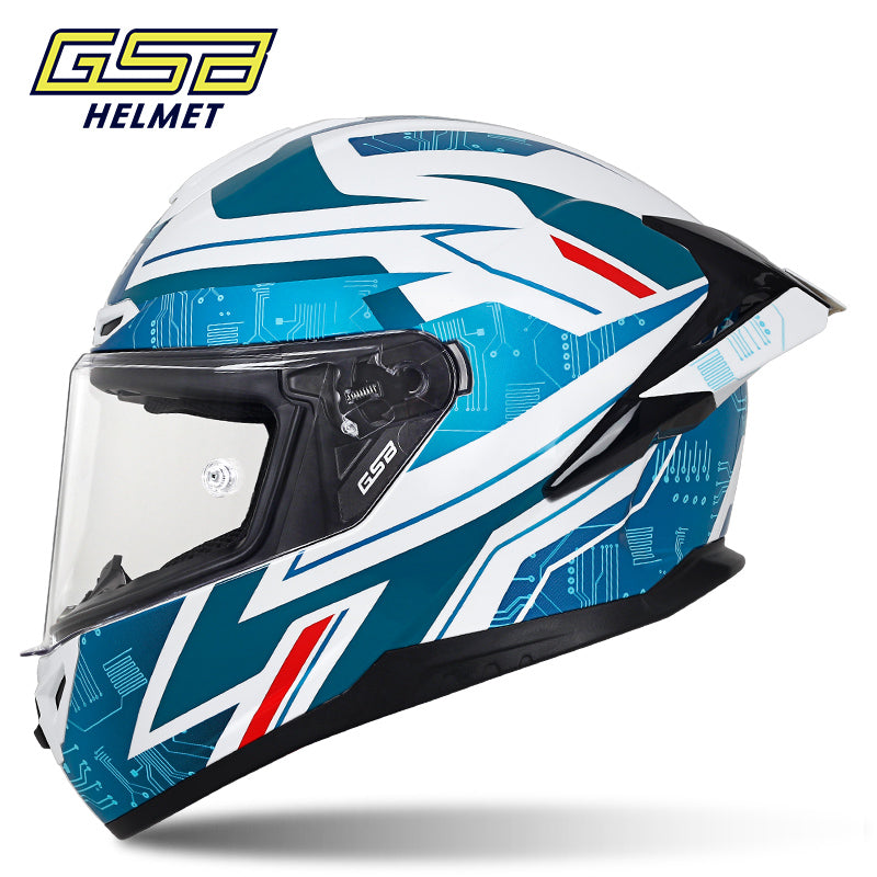 GSB361GT Motorcycle Helmet Unisex Large Spoile All-Season Full-Face Helmet 3C