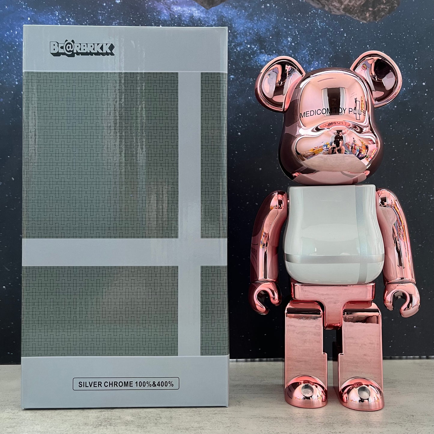 BE@RBRICK 400% Building Block Violence Bear Collectible Toy Action Figure