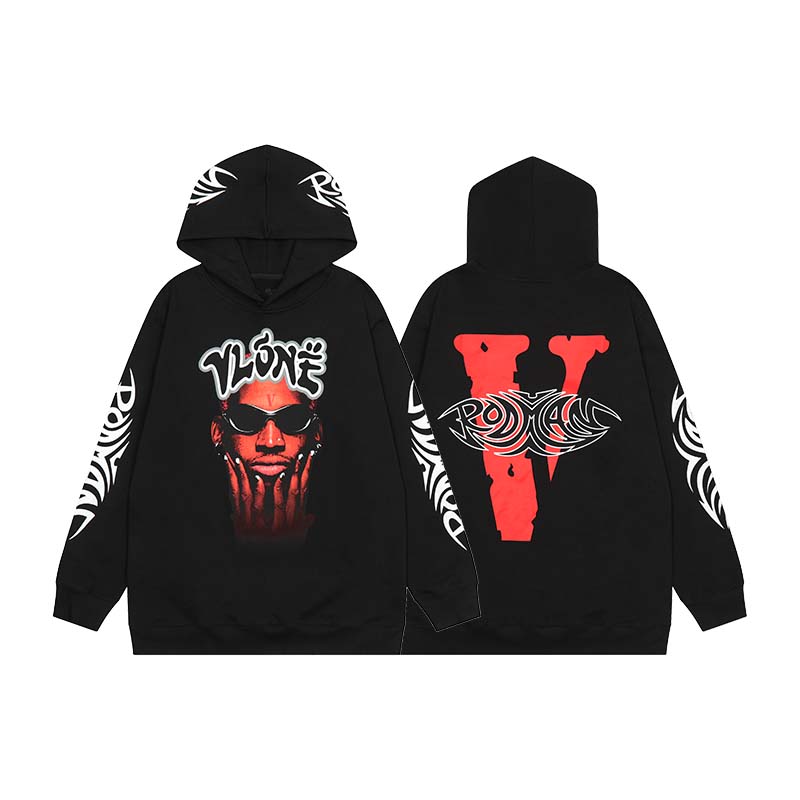 23SS VLONE x FOG Limited Edition Washed Loose Hoodie Sweatshirt Fujiwara Hiroshi