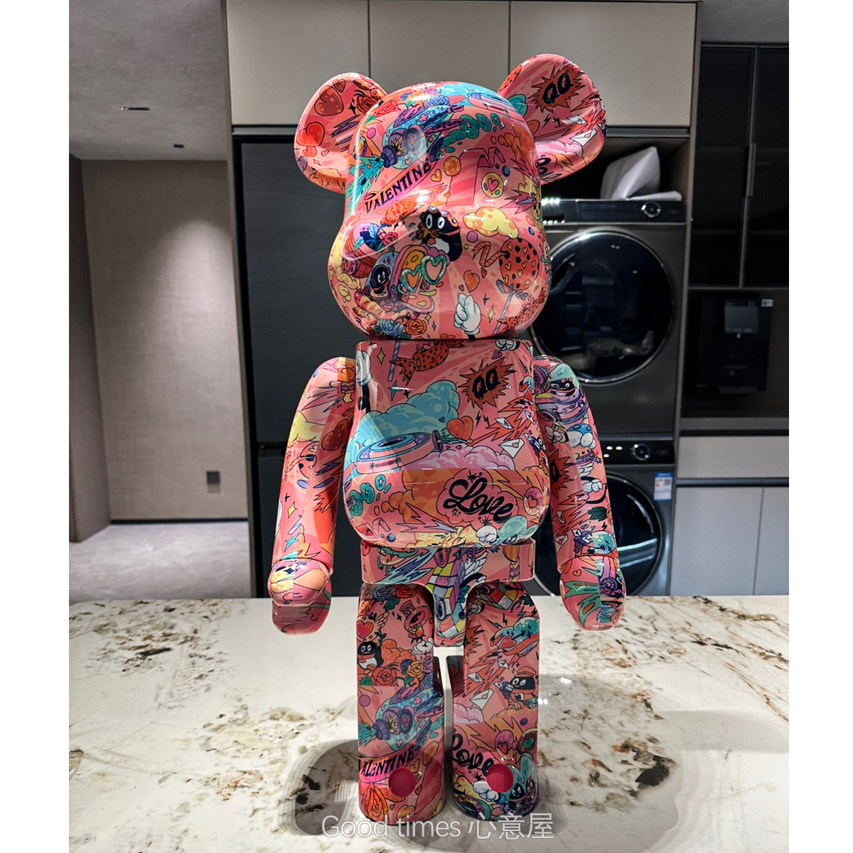 Bearbrick 1000% Building Block Violent Bear Collectible Home Decor Toy Figure 70CM High