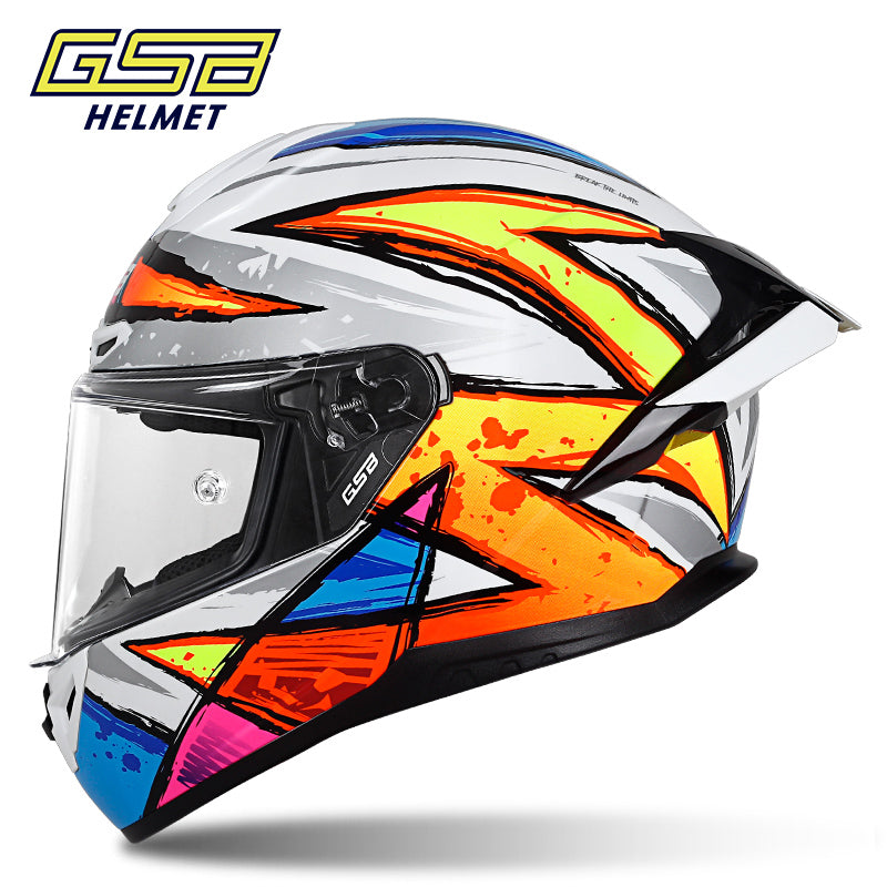 GSB361GT Motorcycle Helmet Unisex Large Spoile All-Season Full-Face Helmet 3C