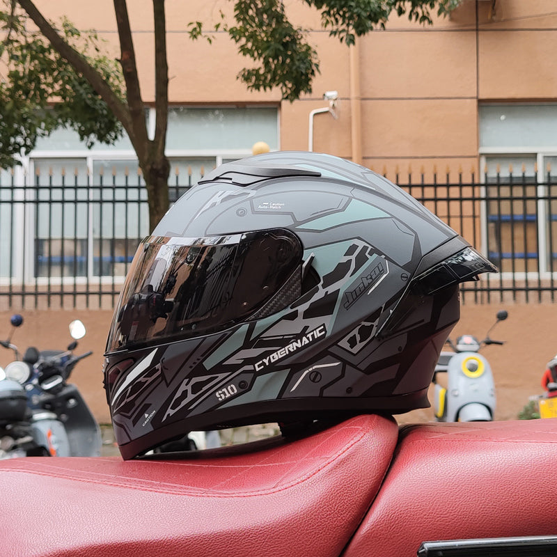 Soul-Eater/3C DOT Dual Visors Winter Bluetooth Motorcycle Full-cover Helmet