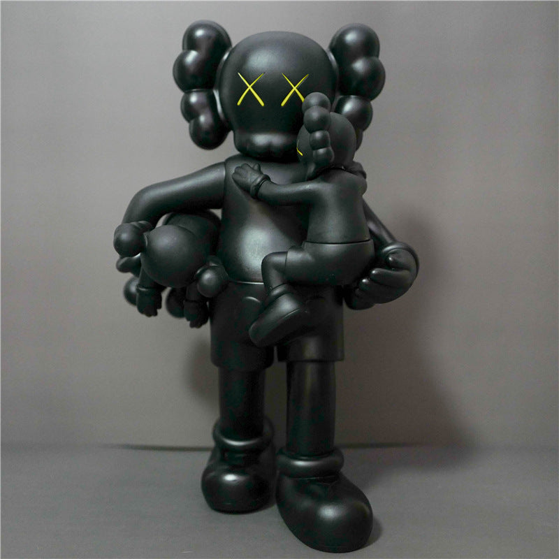 KAWS Figurine Collectible: Toy Handheld Ornament KAWS Covered Face Sesame Street