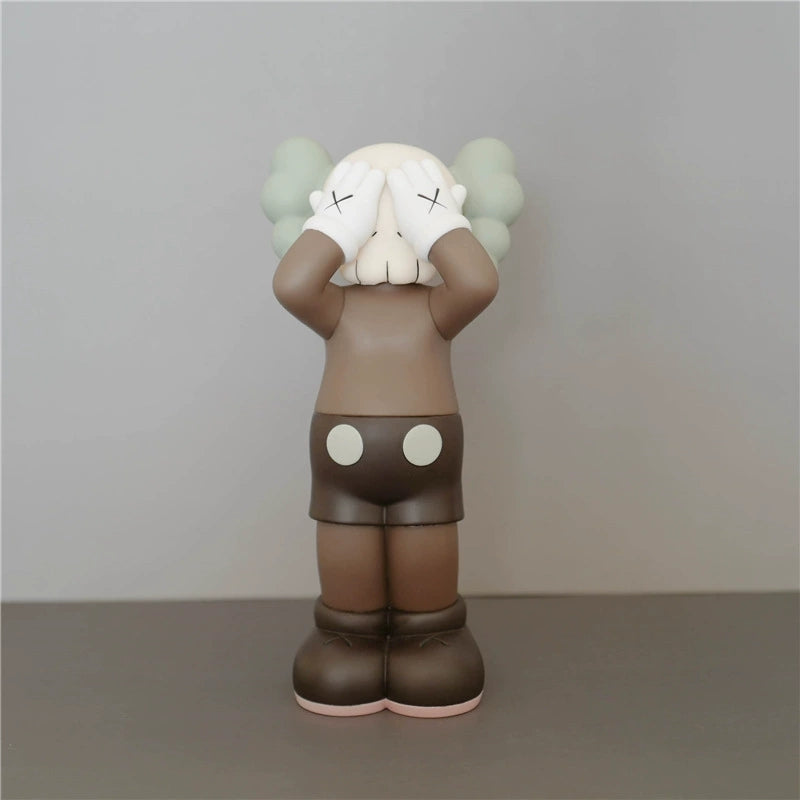 KAWS Figurine Collectible: Toy Handheld Ornament KAWS Covered Face Sesame Street