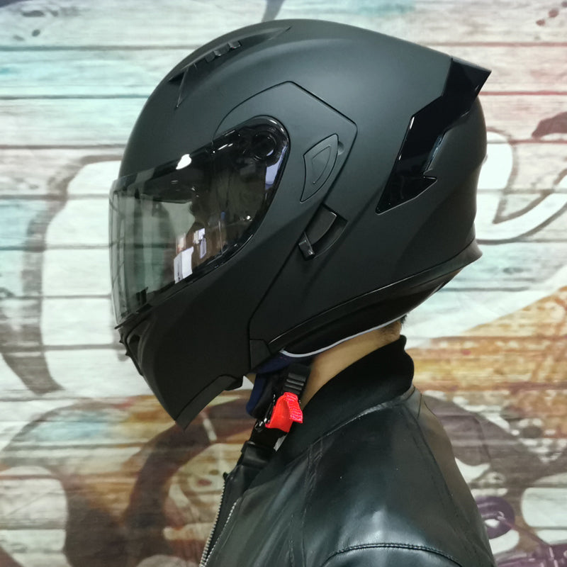 CyperPunk / 3C DOT Full Face Dual Visors Unisex /Bluetooth Motorcycle Helmet