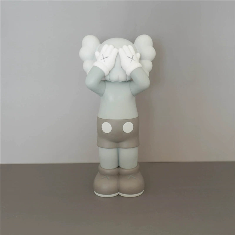 KAWS Figurine Collectible: Toy Handheld Ornament KAWS Covered Face Sesame Street