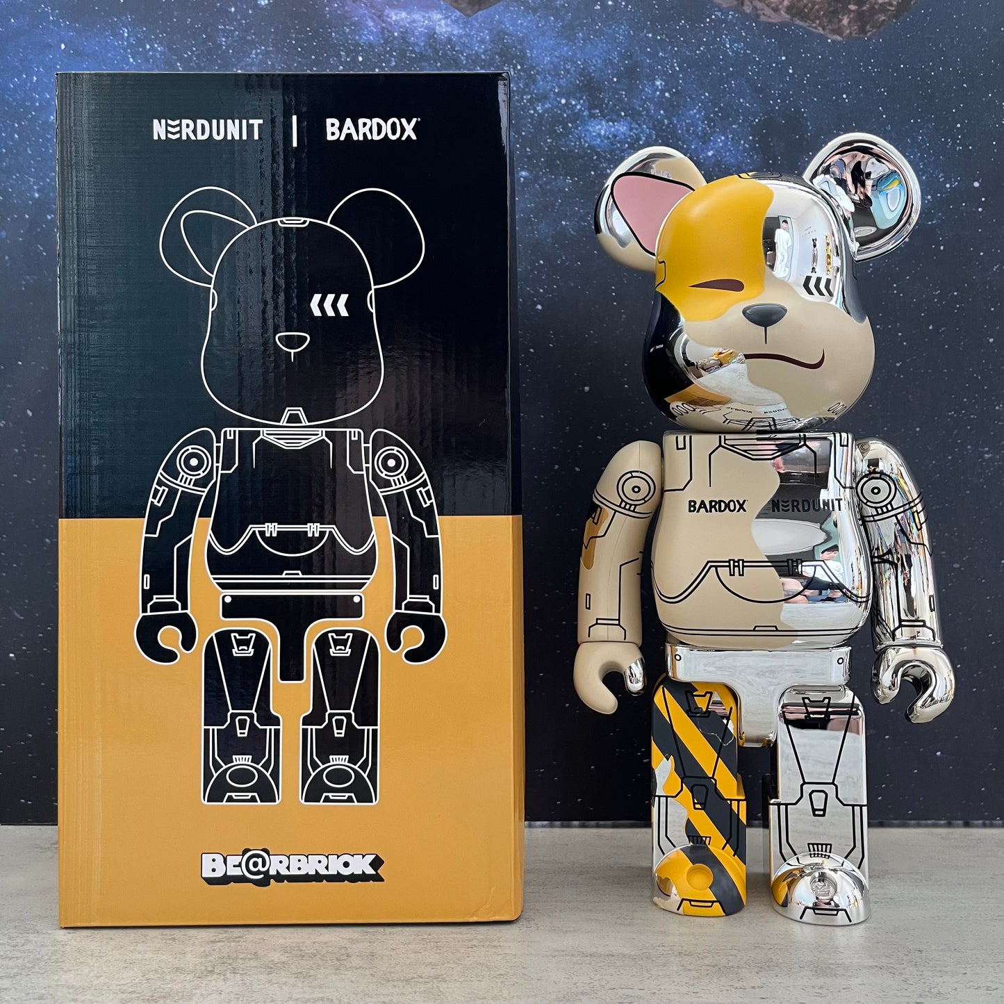 BE@RBRICK 400% Building Block Violence Bear Collectible Toy Action Figure