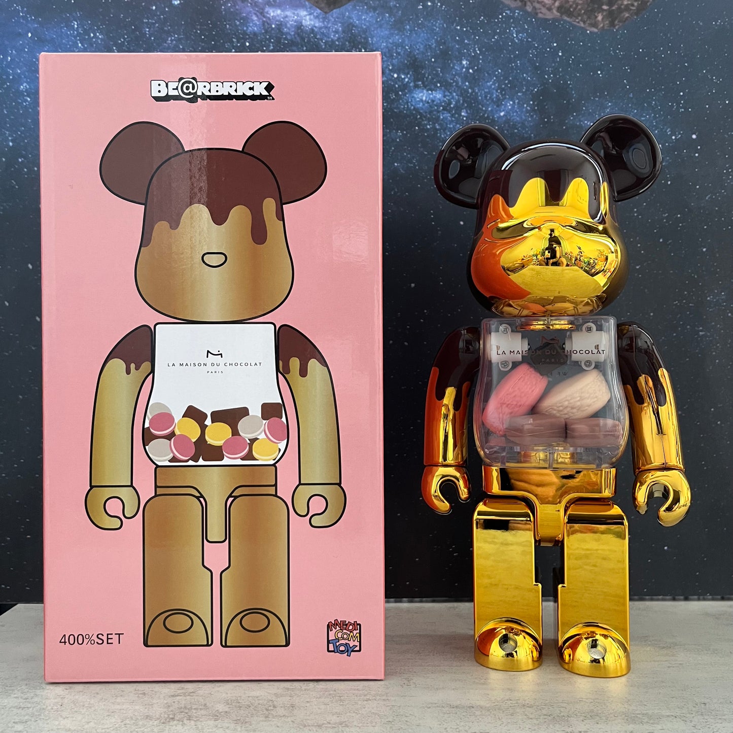 BE@RBRICK 400% Building Block Violence Bear Collectible Toy Action Figure