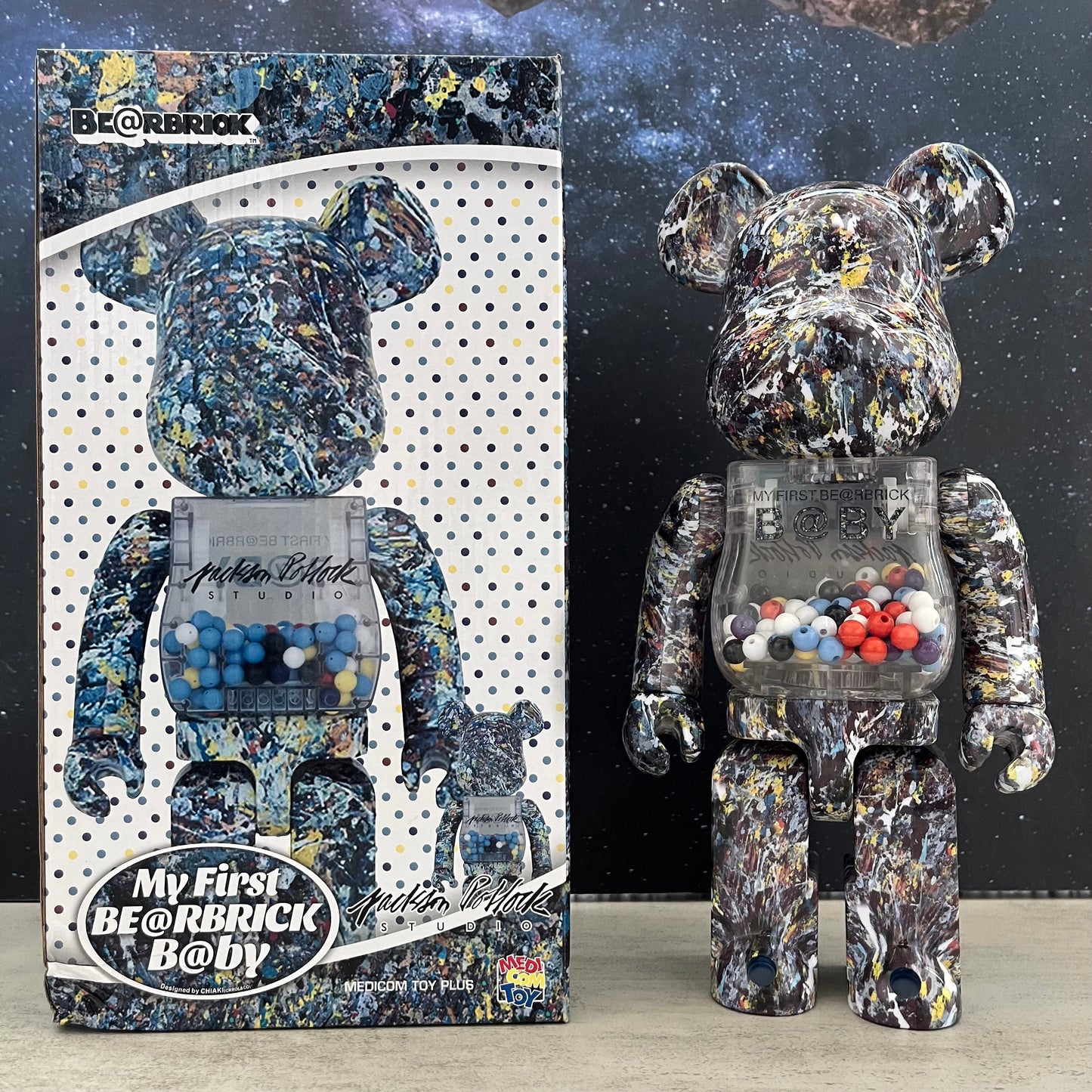 BE@RBRICK 400% Bluetooth Speaker Building Block Violent Bear Collectible Figure