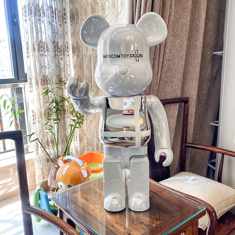 Bearbrick 1000% Building Block Violent Bear Collectible Home Decor Toy Figure 70CM High