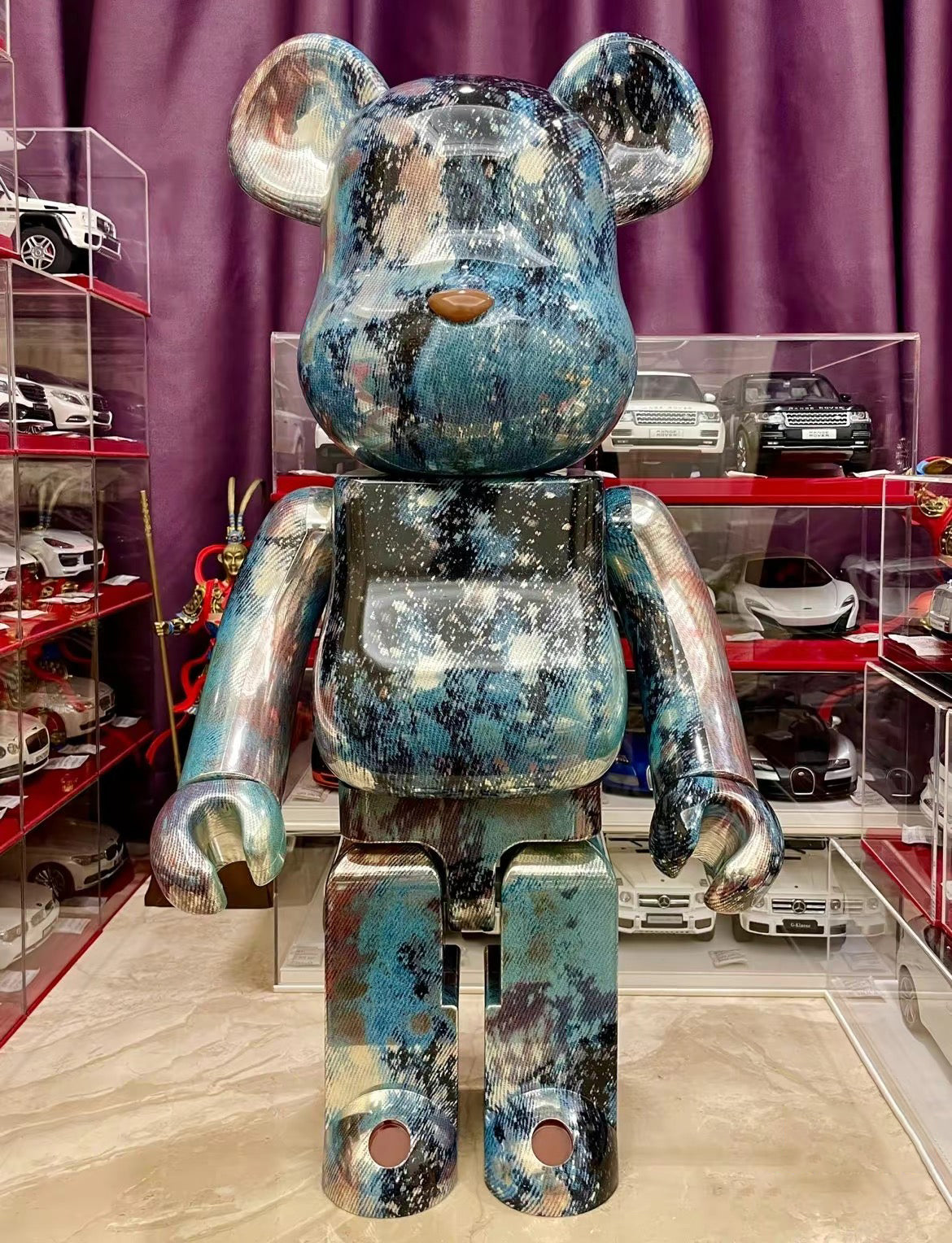 Bearbrick 1000% Building Block Violent Bear Collectible Home Decor Toy Figure 70CM High